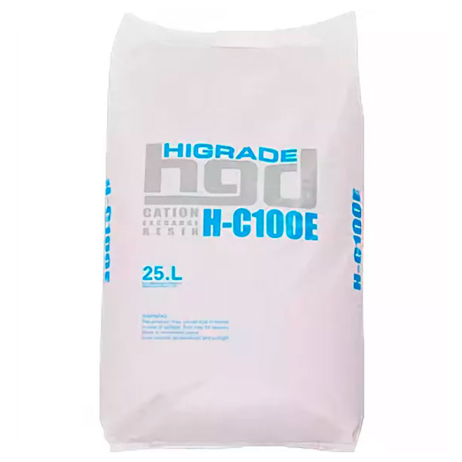 Ионообменная смола HIGRADE RESIN H-C100E (25л.)