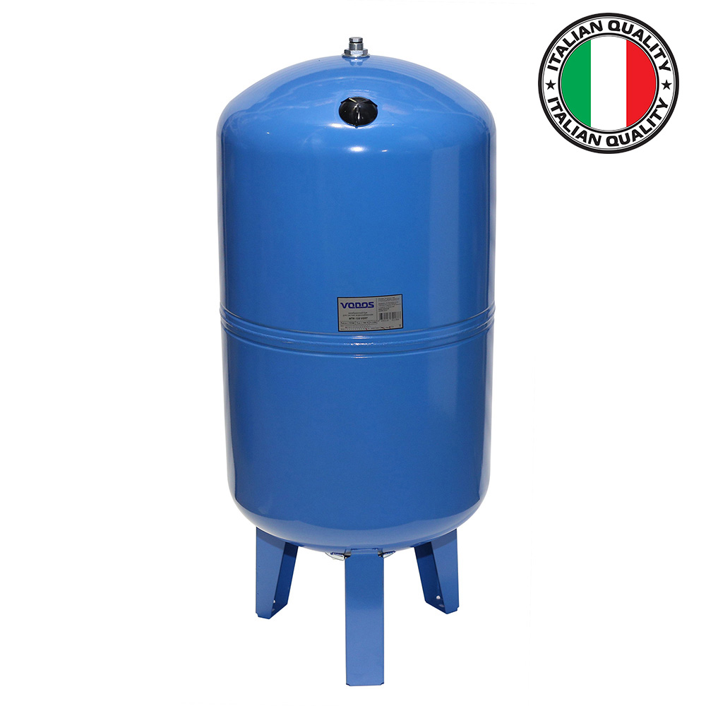 Гидроаккумулятор VODOS WTR 150 VERT (150 литров, 10bar, G1&quot;, +99°C,  мембрана EPDM SE.FA Italy)