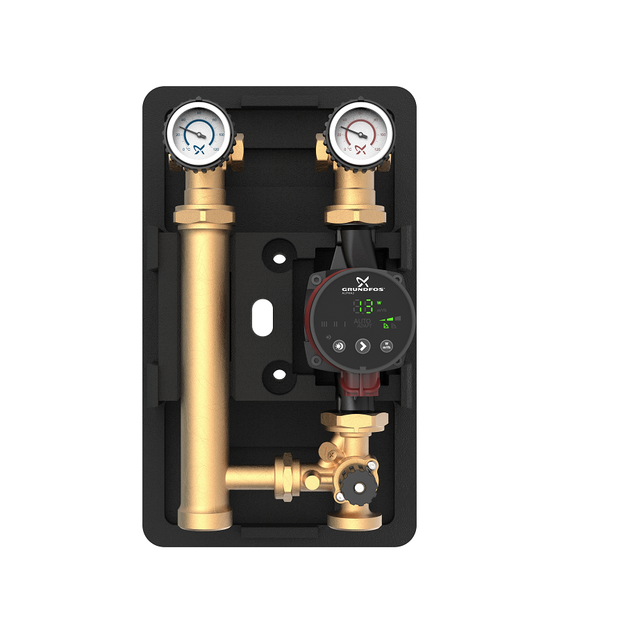 Насосная группа HEATMIX M25 ALPHA2 80 Rp 1&quot;/ G 1 1/2&quot; Grundfos