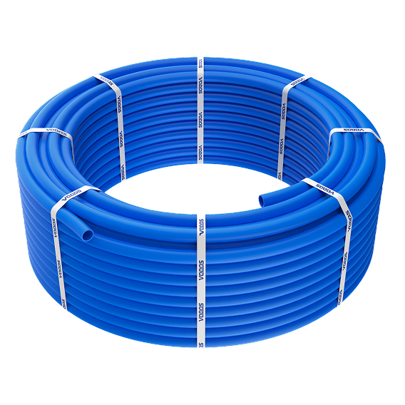 Труба ПНД 20 ПЭ100  Pn16  SDR11 (бухта 50м) (синий цвет) VODOS Standart