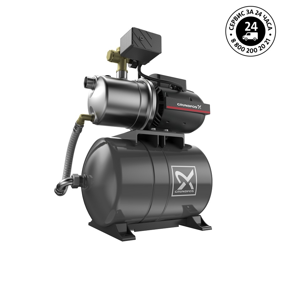 Насосная станция Grundfos JP 5-48 PT-H 1x230V 50Hz 1,5m SCHUKO HU