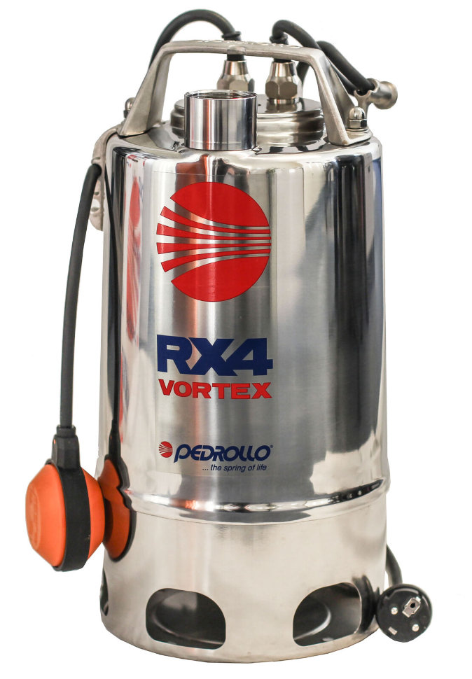 RXm 4/40                            10м погружной дренажный насос из нерж.стали для грязной воды
