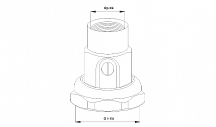 G 1 1/4 х Rp 3/4  Ms   шаровой клапан с резьбовым б/р соединением  (к-т 2 шт)  GRN519802                                                               Grundfos
