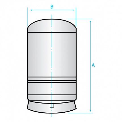 Бак мембранный SPTY 80, 10 bar\90*C, EPDM Waterstry