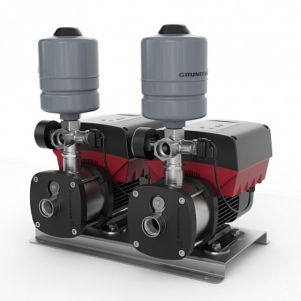 CMBE TWIN 5-31 Schuko  Насосная установка CMBE TWIN с предустановленной вилкой Schuko на каждом насосе с кабелем 1,5 м  Grundfos