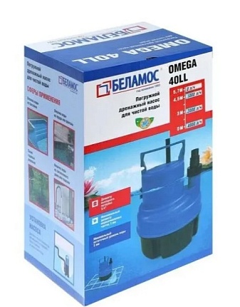 Погружной дренажный насос Omega 40 LL 