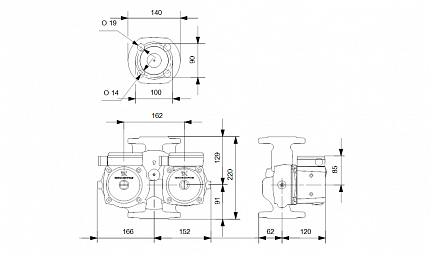 Насос  UPSD 32-80 F  1x230V 50Hz Grundfos