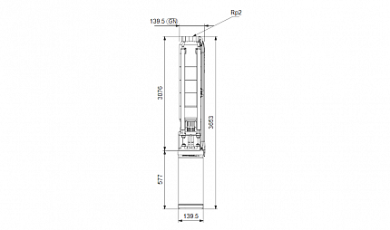 Насос скважинный SP 11-37  3х380V  7,5 кВт  6 Grundfos