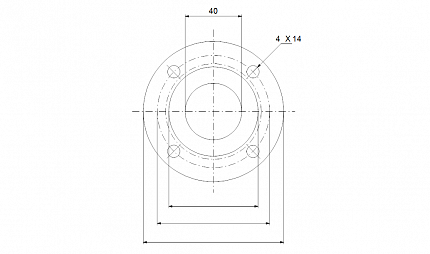 К-т отв. прив. фланцев  DN40 PN06 DIN2631  (2 шт. с упл. и креп.) Grundfos