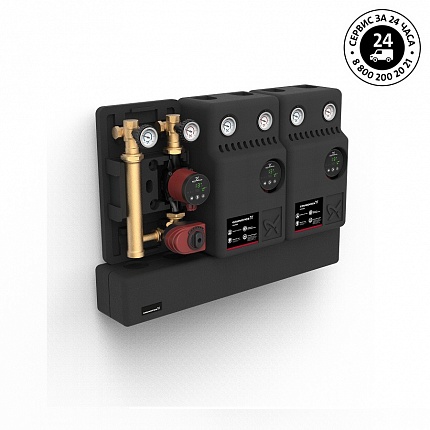 Насосная группа HEATMIX M25 ALPHA2 60 Rp 1"/ G 1 1/2" Grundfos