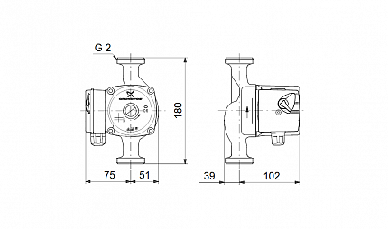 Насос  UPS 32-50  1x230V 50Hz Grundfos