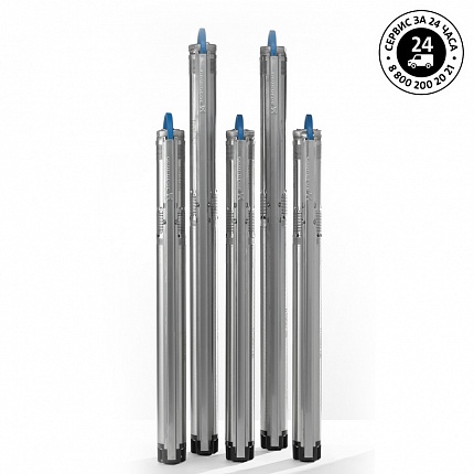 Скважинный насос Grundfos SQ 3-65 MS3 0,7-1,05kW 1x200-240V 50Hz
