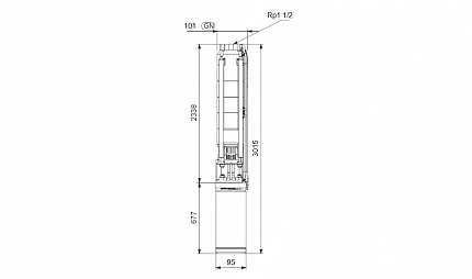SP  7 -  42  3х380V P 5,5 кВт  4 Grundfos