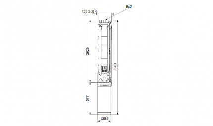 Насос скважинный SP 14 -31 3х380V P 7,5 кВт  6 Grundfos