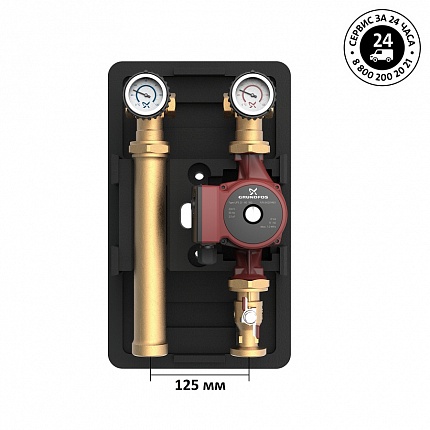 Насосная группа HEATMIX D25 UPS 60 Rp 1"/ G 1 1/2" Grundfos