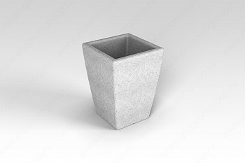 Кашпо Flox P 680 белый гранит Кашпо Flox P 680 белый гранит