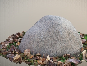 Камень D40x60/40 серый