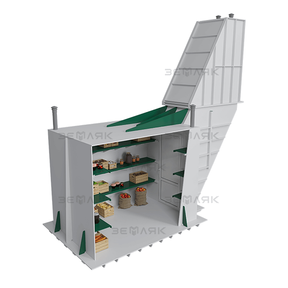 Погреб ЗЕМЛЯК Премиум Плюс 3000x2000x2500 мм