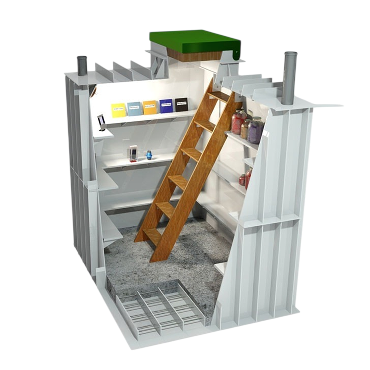 Погреб Атлант 2000х1500х2000 модель1