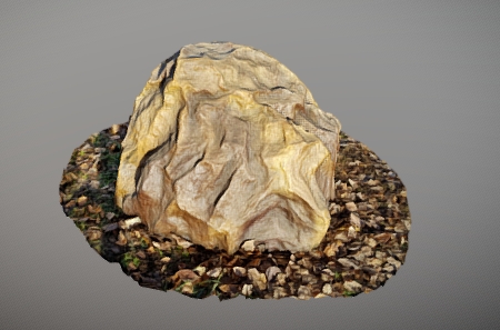 Камень "Люкс" D80/50 коричневый