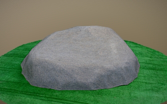 Камень 170х130/50 серый