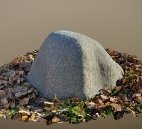 Камень D60/40 серый