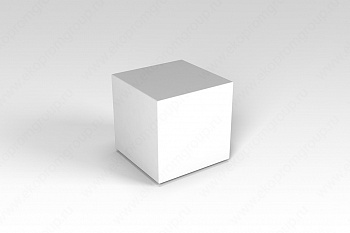 Декоративная фигура Flox Куб белый 
