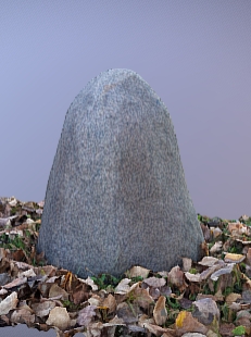 Камень D30/50 серый