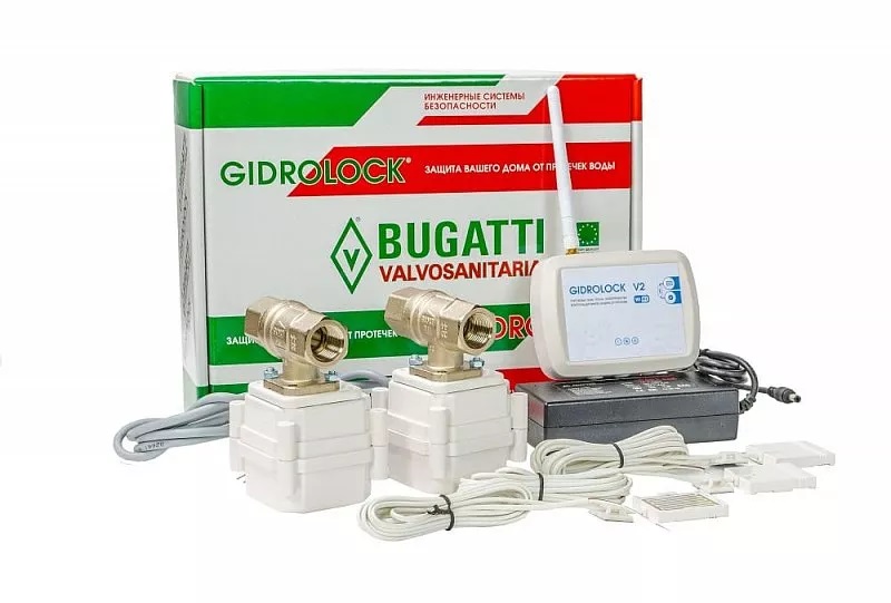 Комплект Gidrolock WIFI  BUGATTI 3/4