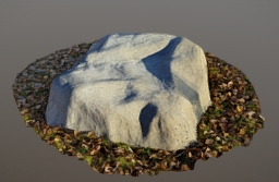 Камень 140x130/50 серый