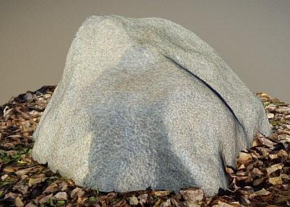 Камень D80/50 серый