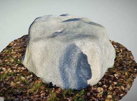 Камень D100/40 серый