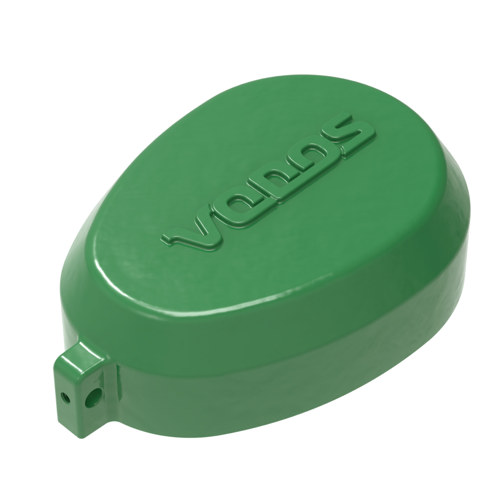 Крышка для скважины чугунная VODOS 125-133, (RAL 6002)