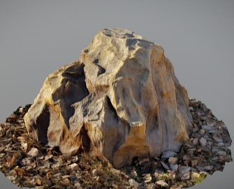Камень Люкс D80/50 коричневый