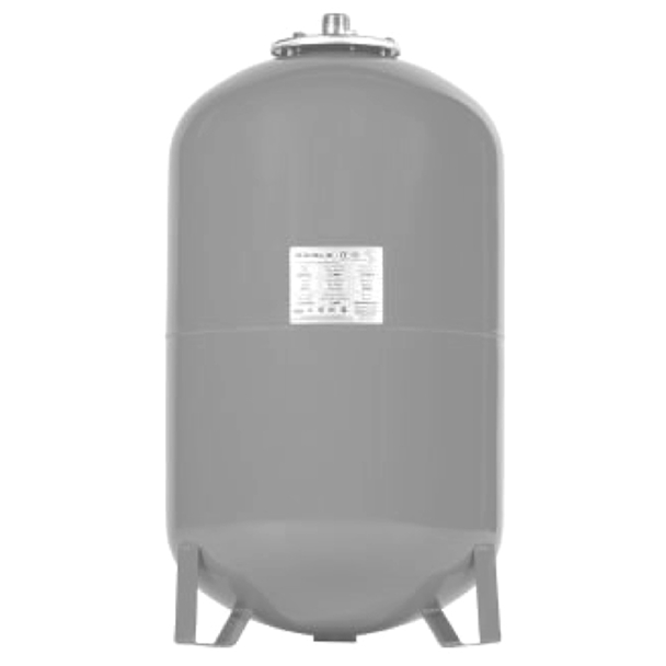 Бак мембр.верт. CW-LV 80  10bar -10 °C / + 99 °C 1" на ножках (серый) ВЕРХНИЙ фланец
