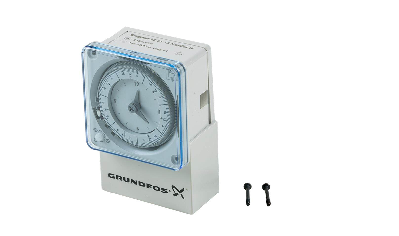 Таймер  TS 3/W  c недельным диском, настенный монтаж Grundfos