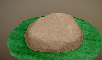 Камень 170х130/50 коричневый