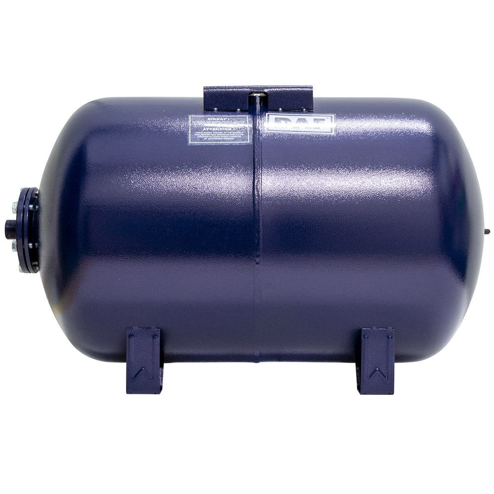 TH80 Расширительный бак 80л гориз EPDM, Синий, макс. давл. 25 бар, пред. давл 4 бар, -10С-+110С, EPDM