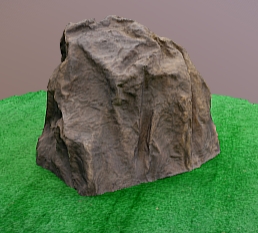 Камень D60/40, рельеф Люкс коричневый