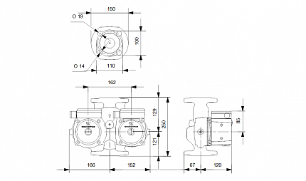 Насос  UPSD 40- 50 F  1x230V 50Hz Grundfos