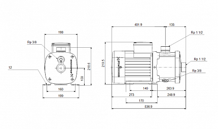 Насос CM10-4 A-R-G-V-AQQV F-A-A-N