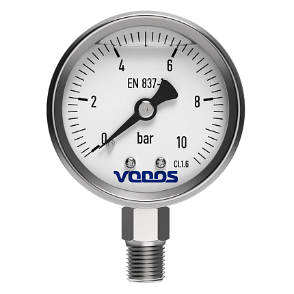 Манометр глицериновый Vodos rad 0-10 бар