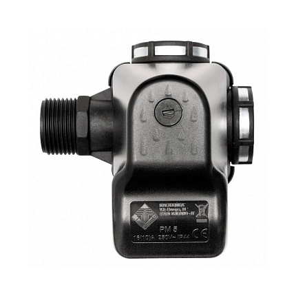 Реле давления с манометром и пятивыводным штуцером Italtecnica PM5-3W 1- FG ~250В 16A, усиленные стальные кольца