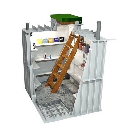 Погреб Атлант 2000х1500х2000 модель1