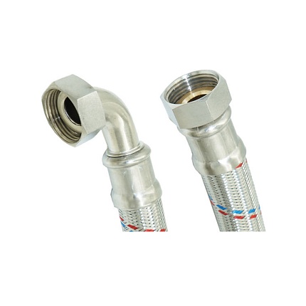 Гибкая подводка "ГИГАНТ" 1" г-г угловая 80 см