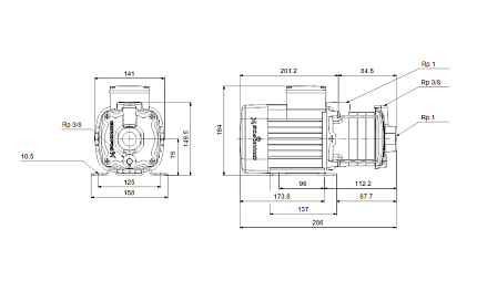 Насос CM-А 3-2 A-R-A-E-AVBV 0,46 kW 3x400Hz