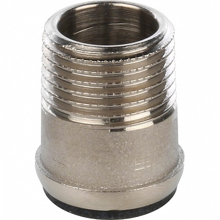 STOUT Кран шаровой полнопроходный угловой с американкой, ВР/НР, ручка бабочка 1/2