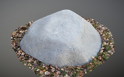 Камень D140/50 серый