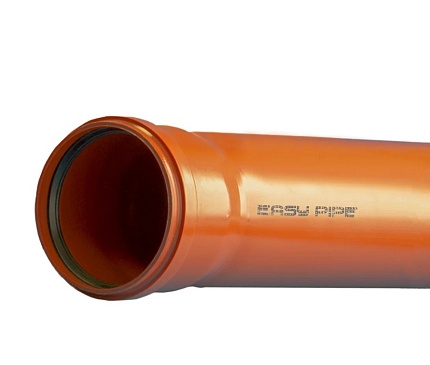 Труба НАРУЖ. EASY PIPE с раструбом 110х3,4х1000