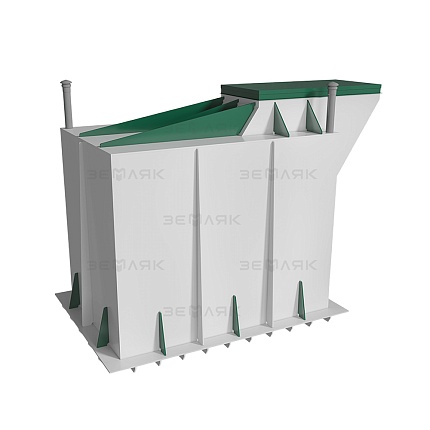 Погреб ЗЕМЛЯК Комфорт 5500x2000x2500 мм